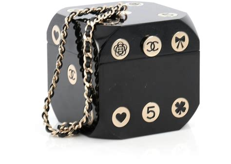 Chanel Minaudiere Dice Black 